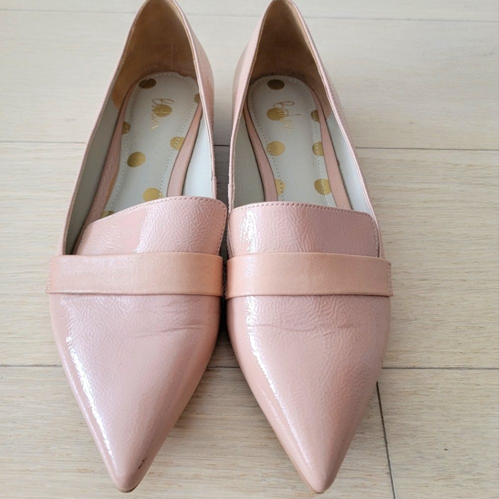 Pointed toe leather Boden flats size 39.5 good condition